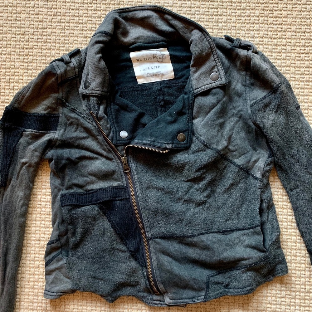 We the Free/Free People zip-up jacket